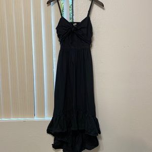 Joie Black ruffle hem dress